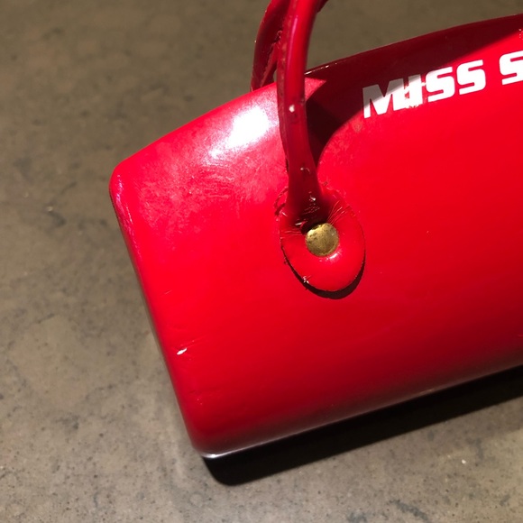 Miss Sixty Red mini bag / sunglasses case - Picture 2 of 4